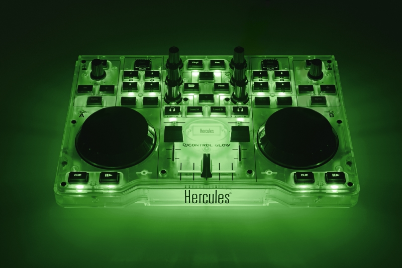 HERCULES Controller per DJ Hercules Glow green